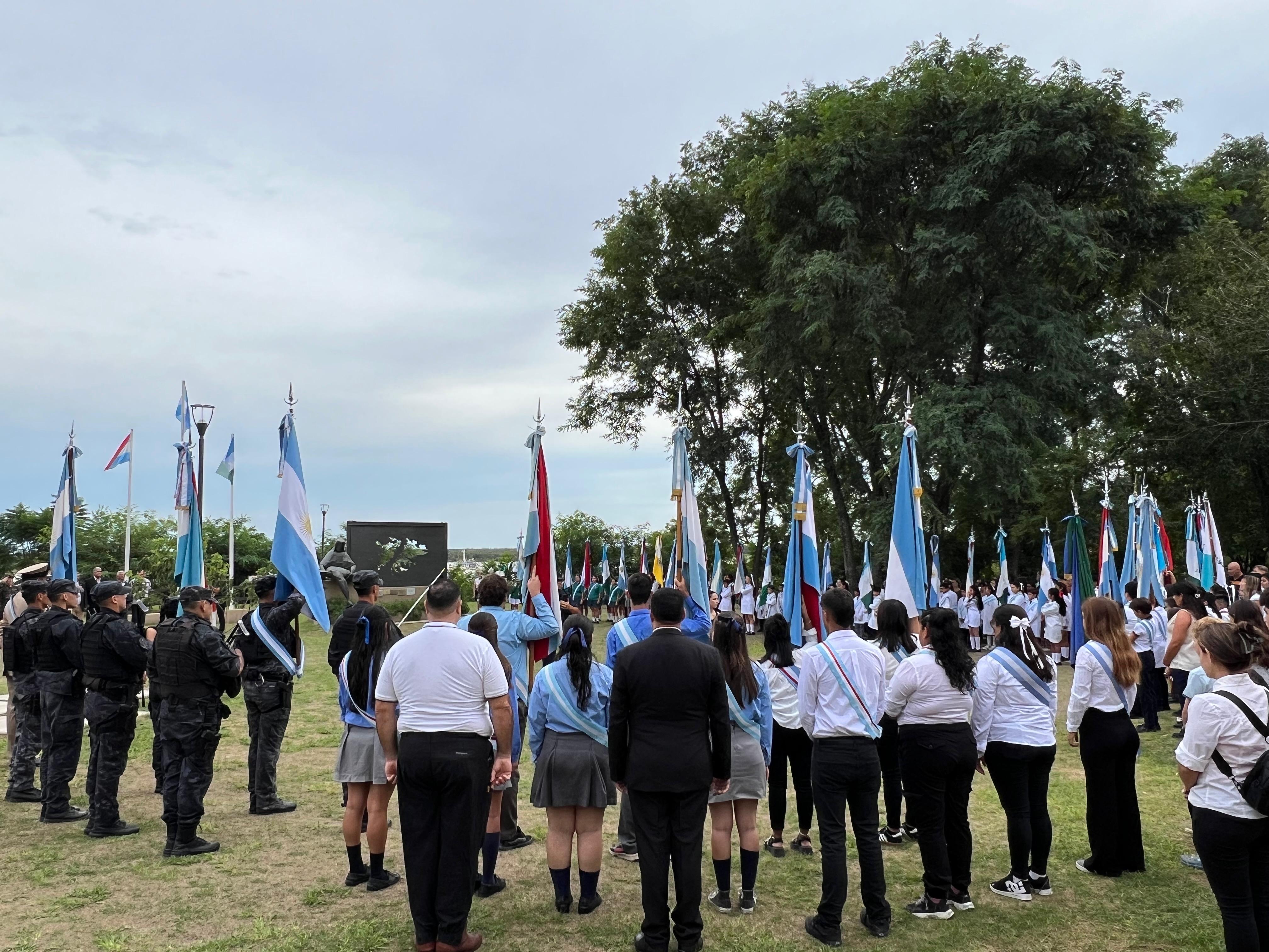 La Paz rindió homenaje a los Veteranos y Caídos en Malvinas con vigilia y acto oficial